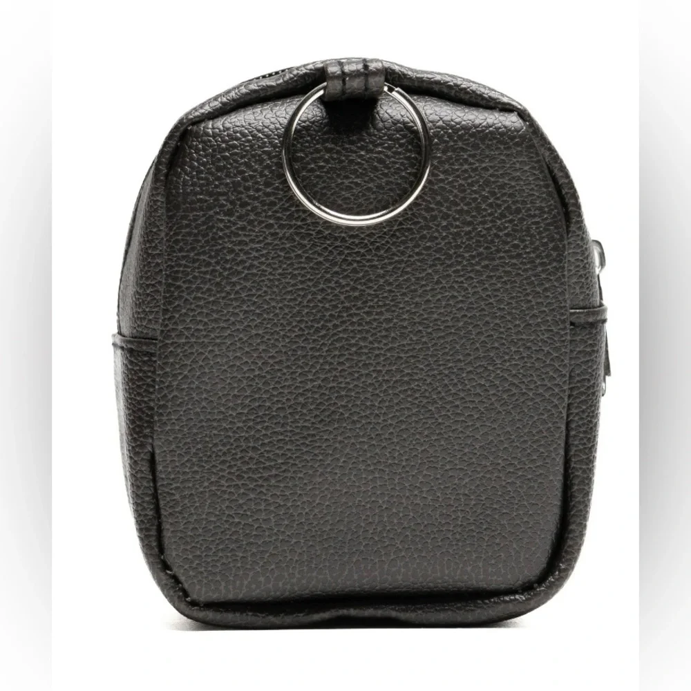 🔴‎ 3/$12 U Style Mini Backpack Keychain Black Blue Stripe Coin Pouch Bag NWT